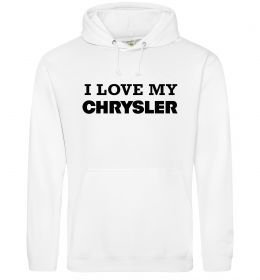 Чоловіча толстовка (худі) I love my Chrysler