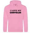 Жіноча толстовка (худі) I love my Chrysler Рожевий фото