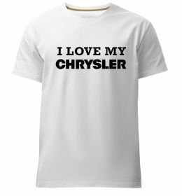 Чоловіча преміум футболка I love my Chrysler