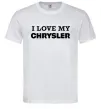 Чоловіча футболка I love my Chrysler Білий фото