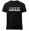 Чоловіча преміум футболка I love my Chrysler Чорний фото
