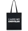 Еко-сумка I love my Chrysler Чорний Еко-сумка I love my Chrysler Чорний фото