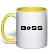 Чашка с цветной ручкой Boss Chrysler Лимонный Чашка с цветной ручкой Boss Chrysler Лимонный фото