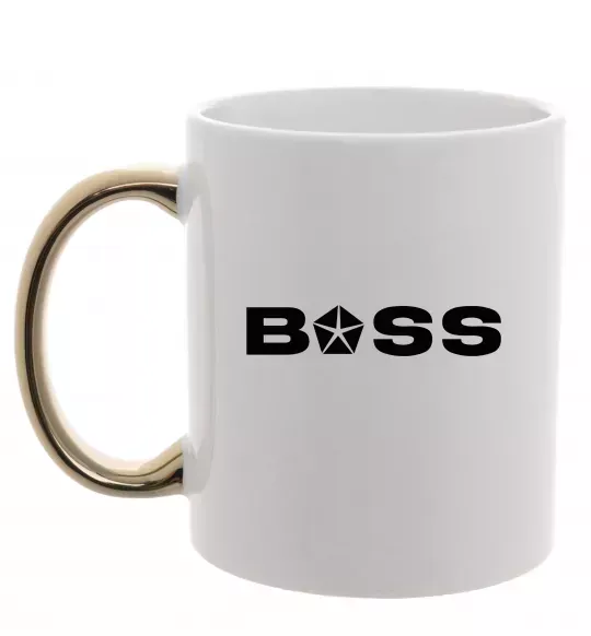 Чашка з кольоровою ручкою Boss Chrysler Золото фото