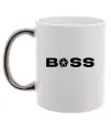 Чашка з кольоровою ручкою Boss Chrysler Срібло фото