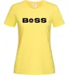 Женская футболка Boss Chrysler Лимонный фото