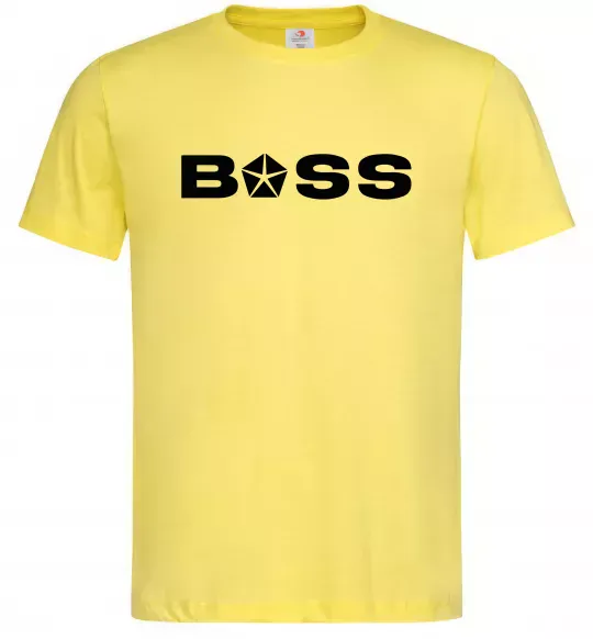 Мужская футболка Boss Chrysler Лимонный фото