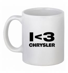 Чашка керамическая I <3 Chrysler
