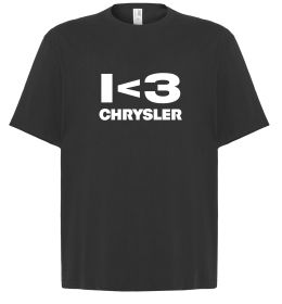 Футболка Оверсайз I <3 Chrysler