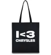 Эко-сумка I <3 Chrysler Черный фото