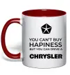 Чашка з кольоровою ручкою Drive Chrysler Червоний фото