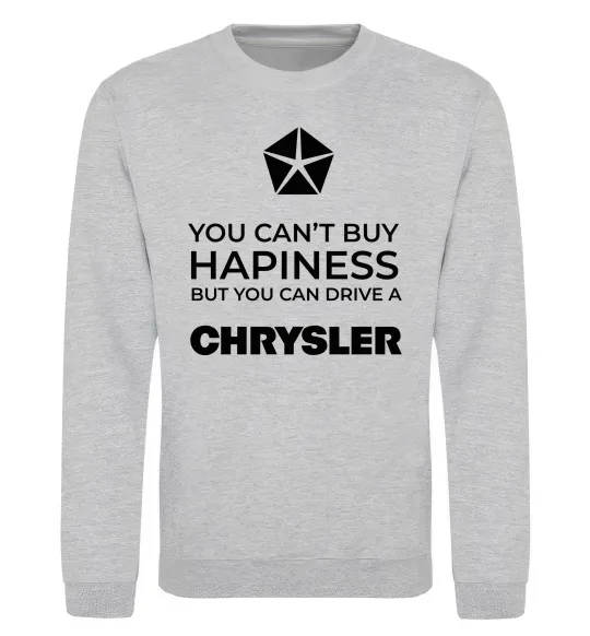 Свитшот Drive Chrysler Серый меланж фото