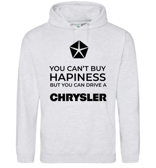 Чоловіча толстовка (худі) Drive Chrysler Сірий меланж фото