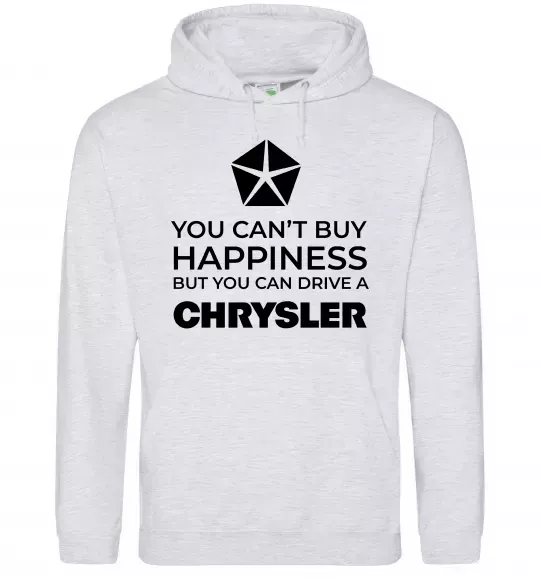 Жіноча толстовка (худі) Drive Chrysler Сірий меланж фото