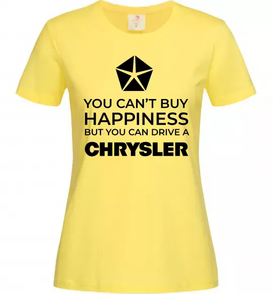 Женская футболка Drive Chrysler Лимонный фото