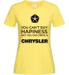 Женская футболка Drive Chrysler Лимонный фото