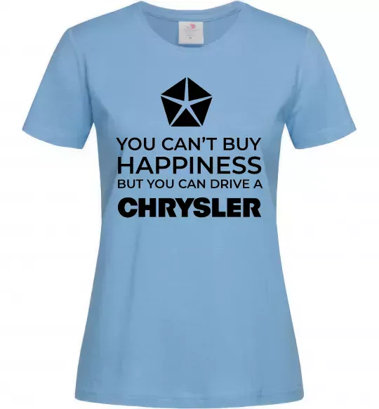 Женская футболка Drive Chrysler Голубой фото