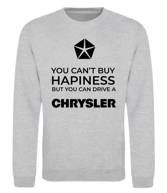 Світшот Drive Chrysler Сірий меланж фото