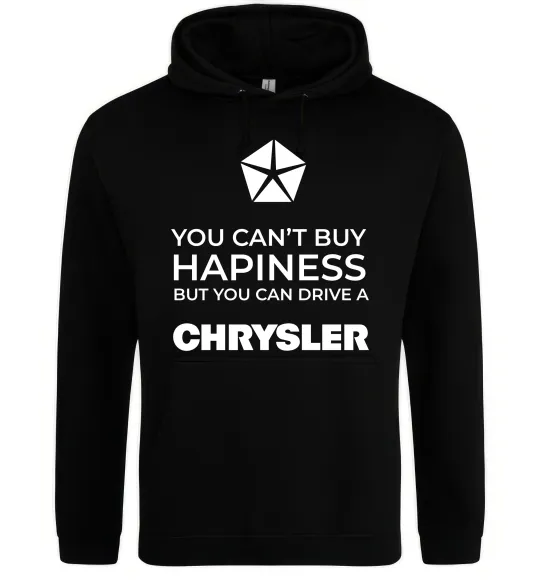 Чоловіча толстовка (худі) Drive Chrysler Чорний фото