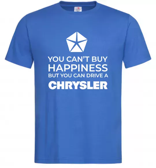 Мужская футболка Drive Chrysler Ярко-синий фото
