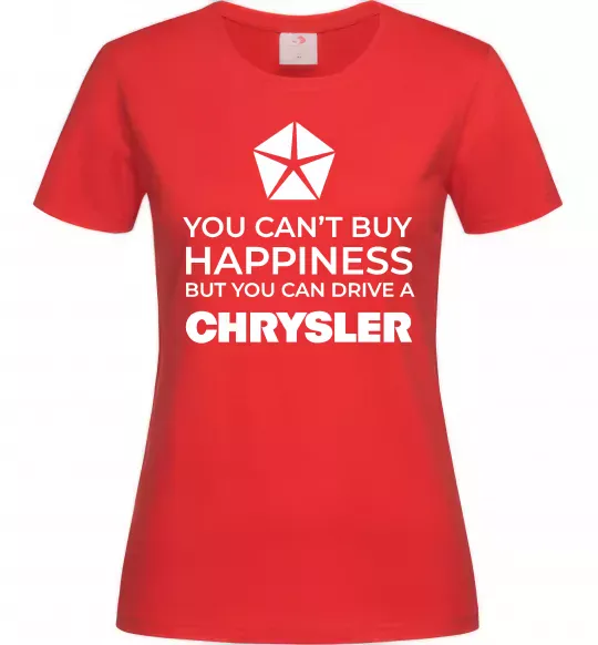 Женская футболка Drive Chrysler Красный фото
