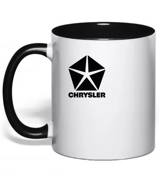 Чашка с цветной ручкой Chrysler Черный фото