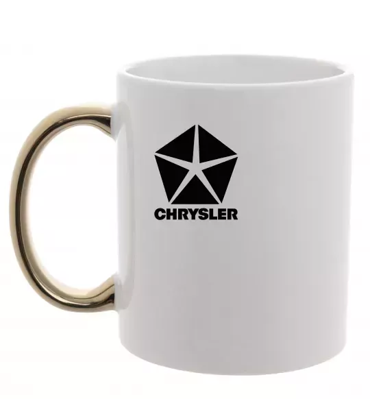 Чашка с цветной ручкой Chrysler Золото фото