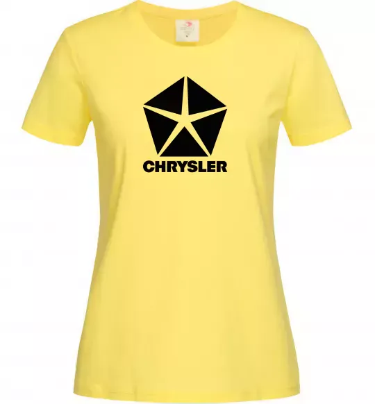 Женская футболка Chrysler Лимонный фото