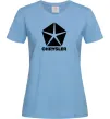 Женская футболка Chrysler Голубой фото