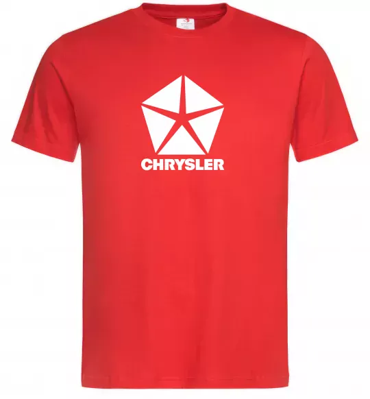 Чоловіча футболка Chrysler Червоний фото