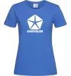 Женская футболка Chrysler Ярко-синий фото