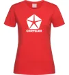 Женская футболка Chrysler Красный фото