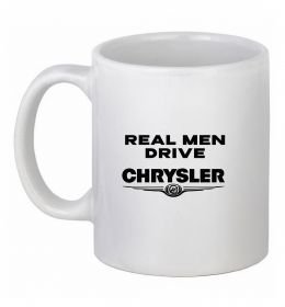 Чашка керамическая Real men drive Chrysler