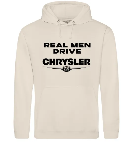 Мужская толстовка (худи) Real men drive Chrysler Таш фото