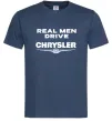 Чоловіча футболка Real men drive Chrysler Темно-синій Чоловіча футболка Real men drive Chrysler Темно-синій фото