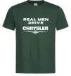 Чоловіча футболка Real men drive Chrysler Темно-зелений Чоловіча футболка Real men drive Chrysler Темно-зелений фото