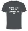 Чоловіча футболка Real men drive Chrysler Графіт Чоловіча футболка Real men drive Chrysler Графіт фото