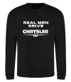 Свитшот Real men drive Chrysler Черный фото