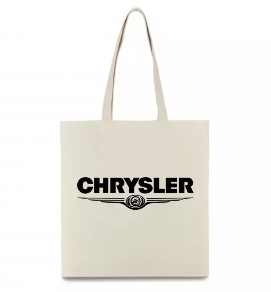 Эко-сумка Chrysler logo Бежевый фото