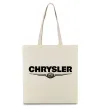 Эко-сумка Chrysler logo Бежевый фото