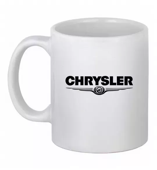 Чашка керамічна Chrysler logo Білий фото