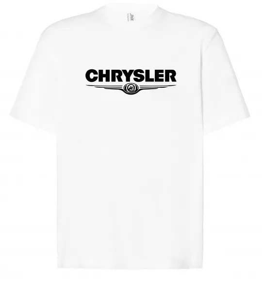 Футболка Оверсайз Chrysler logo Белый фото