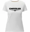 Жіноча преміум футболка Chrysler logo Білий фото