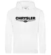Мужская толстовка (худи) Chrysler logo Белый фото