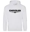 Мужская толстовка (худи) Chrysler logo Серый меланж фото
