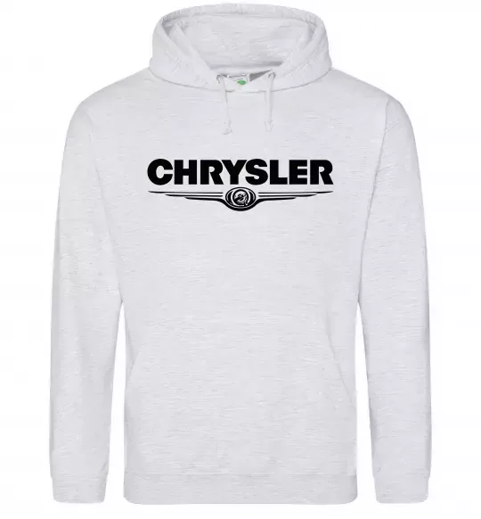 Жіноча толстовка (худі) Chrysler logo Сірий меланж фото