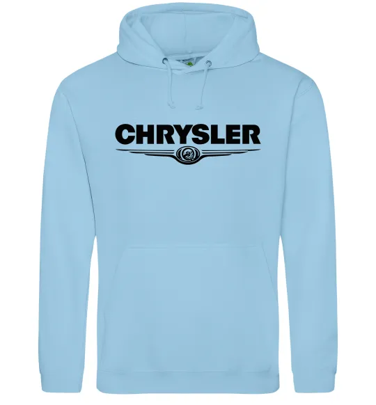 Жіноча толстовка (худі) Chrysler logo Блакитний фото