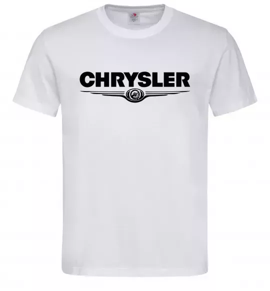 Мужская футболка Chrysler logo Белый фото