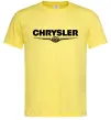 Мужская футболка Chrysler logo Лимонный фото