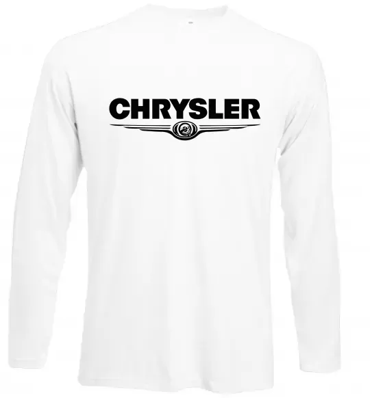 Лонгслів Chrysler logo Білий фото